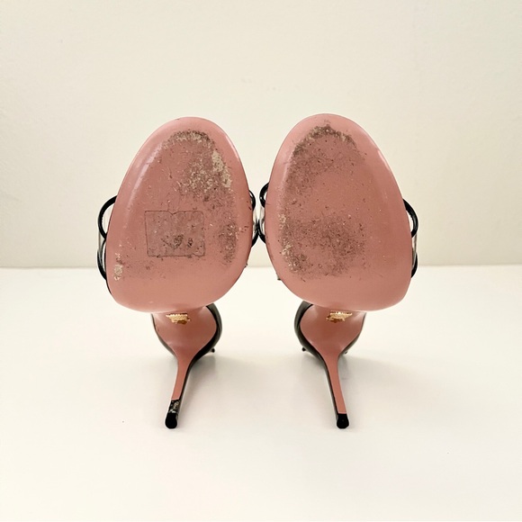 AQUAZZURA Minimalist 105 Patent PVC Heels in Black - Picture 14 of 16